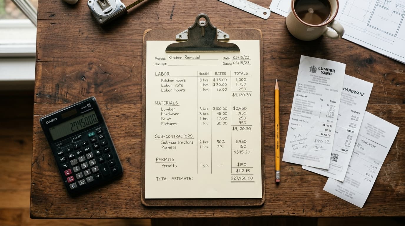 What Your Job Actually Cost: A Post-Mortem Template for Contractors